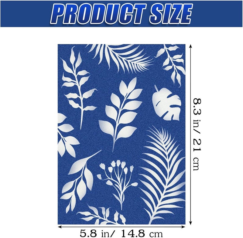 LIGHOON Sun Print Paper Kit Cyanotype Paper, 60 Sheets Cyanotype Papers with 1 Sheet Acrylic Panel, High Sensitive Nature Solar Activated Printing Art Supplies for Arts Crafts DIY Project - Image 2